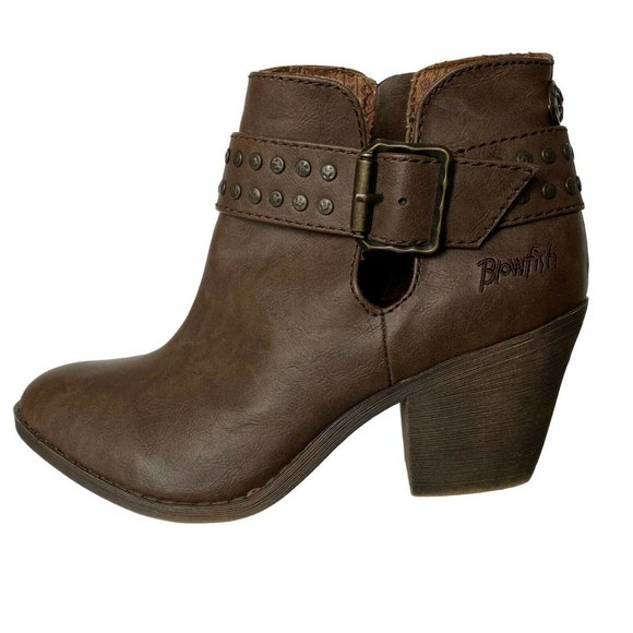 Blowfish | Shoes | Blowfish Malibu Womens Size 8 Brown Ankle Boots | Poshmark